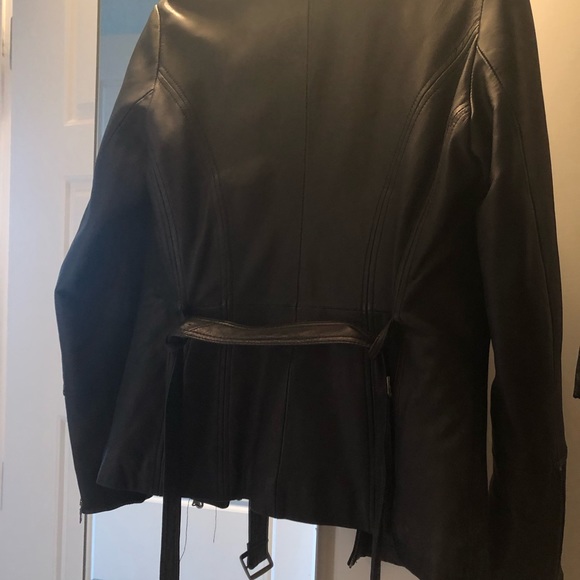 Leather Zip Jacket - Picture 7 of 9